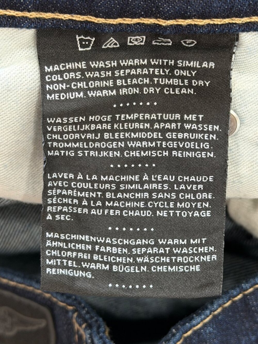 Harley-Davidson Womens Size 20W Jeans Mid-Rise Bootcut Dark Wash New With Tags - Picture 9 of 9